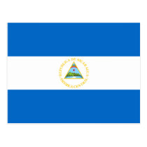 Nicaragua Flag Postcard postcards