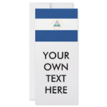 Nicaragua Flag rack cards