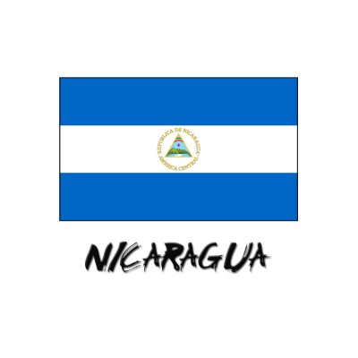 Nicaragua Flag T Shirt by flagshirt