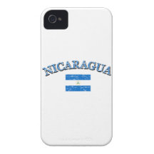 Nicaragua football design iPhone 4 case