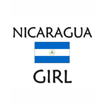 NICARAGUA GIRL t-shirts by flagshirt NICARAGUA GIRL t-shirts