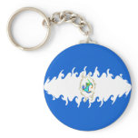 Nicaragua Gnarly Flag Keychains