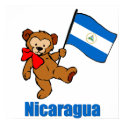 Nicaragua Teddy Bear Poster posters by nitsupak Nicaragua Teddy Bear Poster posters