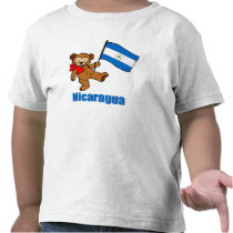 Nicaragua Teddy Bear T-shirts