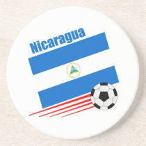 Nicaraguan Soccer Team Beverage Coasters coaster