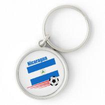 Nicaraguan Soccer Team Keychains
