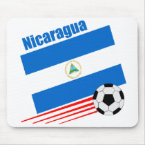 Nicaraguan Soccer Team Mouse Mats mousepad