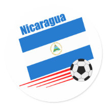 Nicaraguan Soccer Team Stickers
