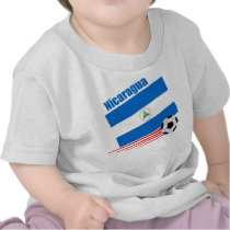 Nicaraguan Soccer Team Tee Shirts