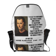 Niccolo Machiavelli The Prince New Order Of Things Commuter Bags