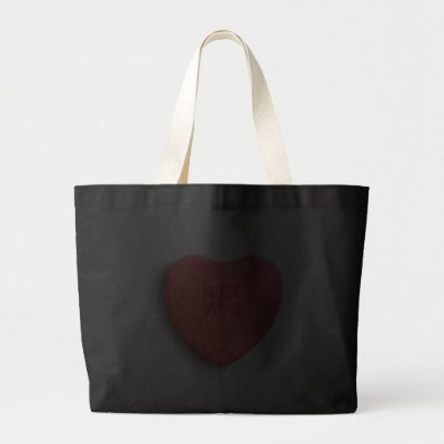 NICE ASS CANDY HEART TOTE BAG by gay pride GLBTshirtscom Gay Valentine 