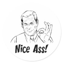 Nice Ass stickers by EvilSkull Nice Ass stickers