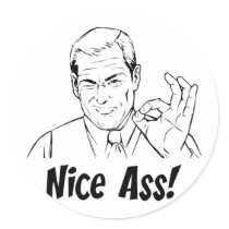 Nice Ass stickers by EvilSkull Nice Ass stickers