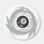 Nice Billiard Circular Grunge Magnets