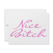 Nice Bitch Personalized Invite