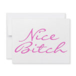 Nice Bitch Personalized Invite