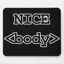 nice body html code mousepads by geekme nice body html code mousepads