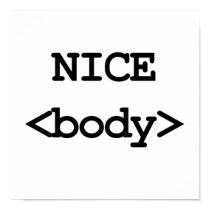nice body html code posters by geekme nice body html code posters