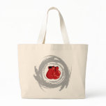 Nice Box Circular Grunge Canvas Bags