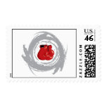 Nice Box Circular Grunge postage