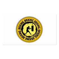 Nice Boxing Seal Business Cards