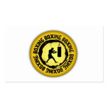 Nice Boxing Seal Business Cards