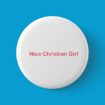 Nice Christian Girl buttons
