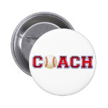 Nice Coach Baseball Insignia Button