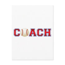 Nice Coach Baseball Insignia Post Cards