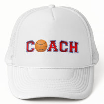 Nice Coach Basketball Insignia Trucker Hats