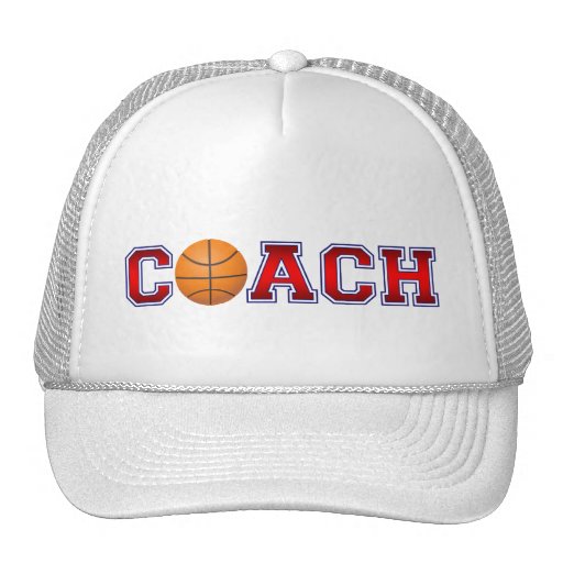 Nice Coach Basketball Insignia Trucker Hats