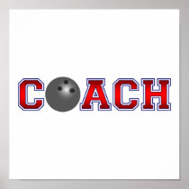 Nice Coach Bowling Insignia Poster