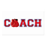 Nice Coach Boxing Insignia business cards
