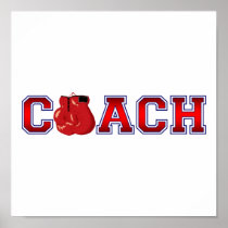 Nice Coach Boxing Insignia Posters