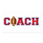 Nice Coach Football Insignia Business Card