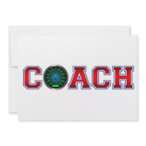 Nice Coach Speed Insignia Custom Announcement