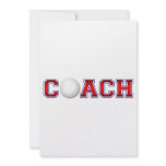 Nice Coach Volleyball Insignia 1 Personalized Invitations