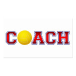 Nice Coach Volleyball Insignia 2 Business Card Templates