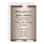 Nice Elegant Simple Wedding Invitation