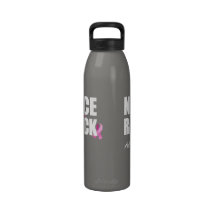 Nice - Fake - Rack -- Breast Cancer Awareness Reusable Water Bottle