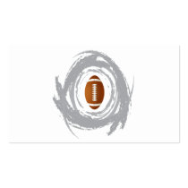 Nice Football Circular Grunge Business Card