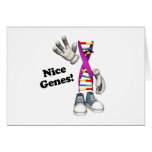 Nice Genes Funny DNA Card