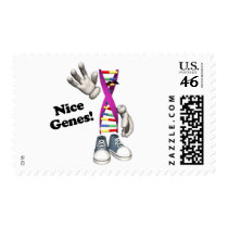 Nice Genes Funny DNA postage by doonidesigns Nice Genes Funny DNA postage