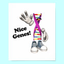 Nice Genes Funny DNA posters
