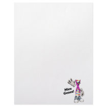 Nice Genes Funny DNA Strip Character Letterhead Template
