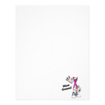 Nice Genes Funny DNA Strip Character Letterhead Template