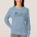 Nice Girl Tee t-shirts by frogghappy Nice Girl Tee t-shirts