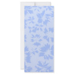 Nice light blue floral pattern. rack cards