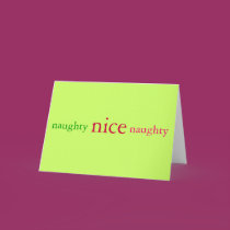 Nice & Naughty Card