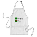 Nice Not Naughty Christmas aprons